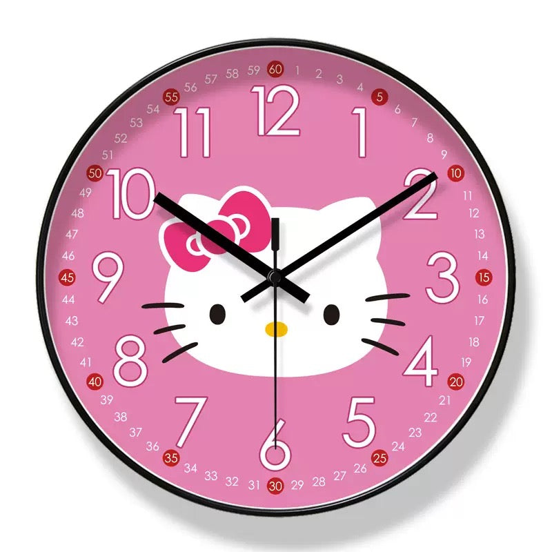 Hello kitty clock