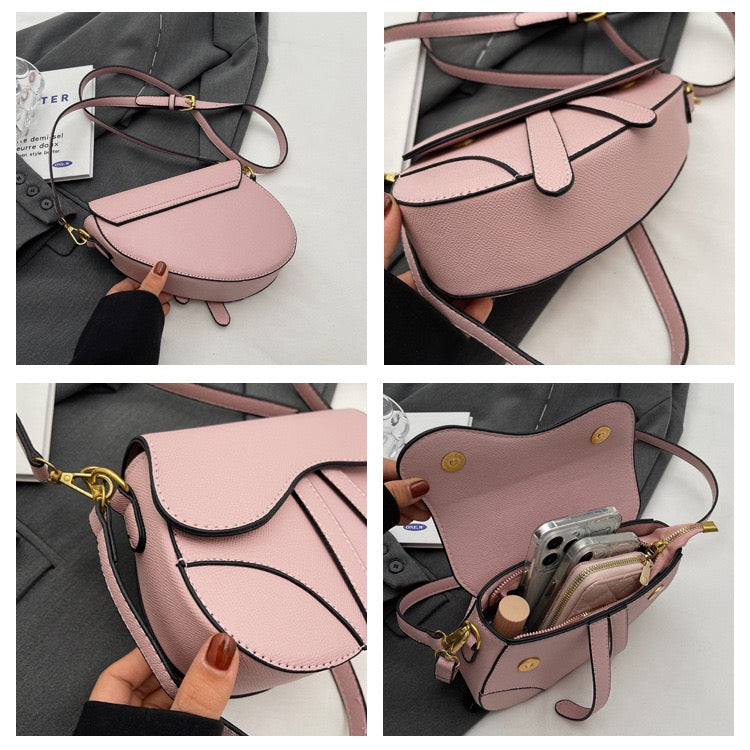 Handle and cross body bag