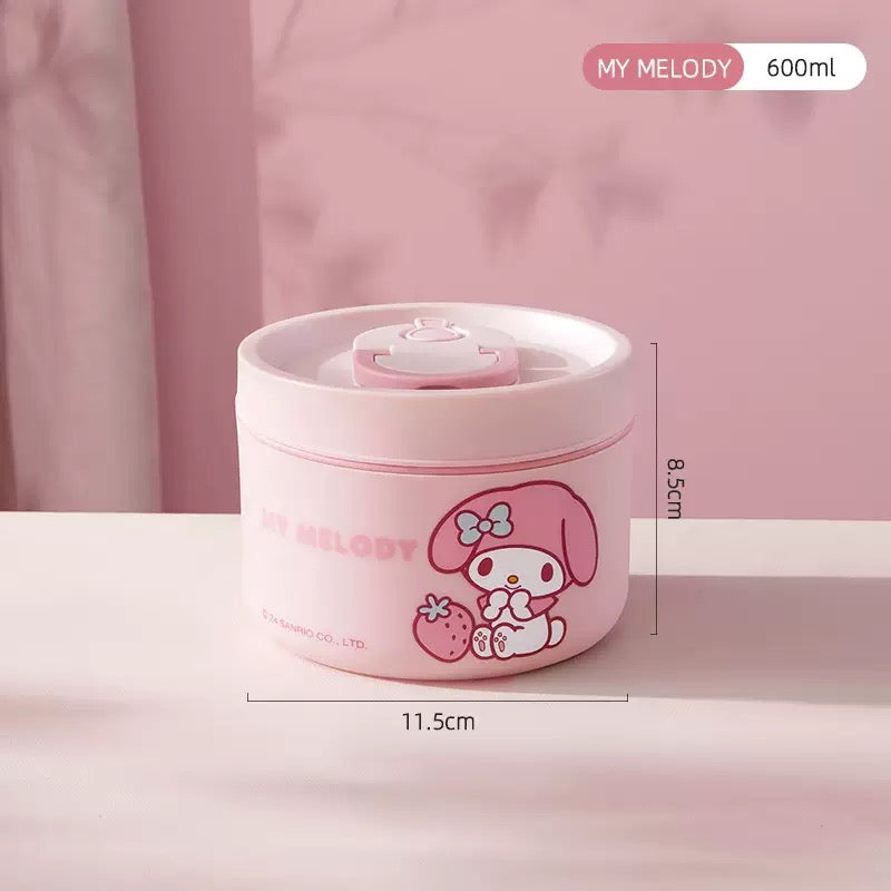 4PCS thermal lunch box