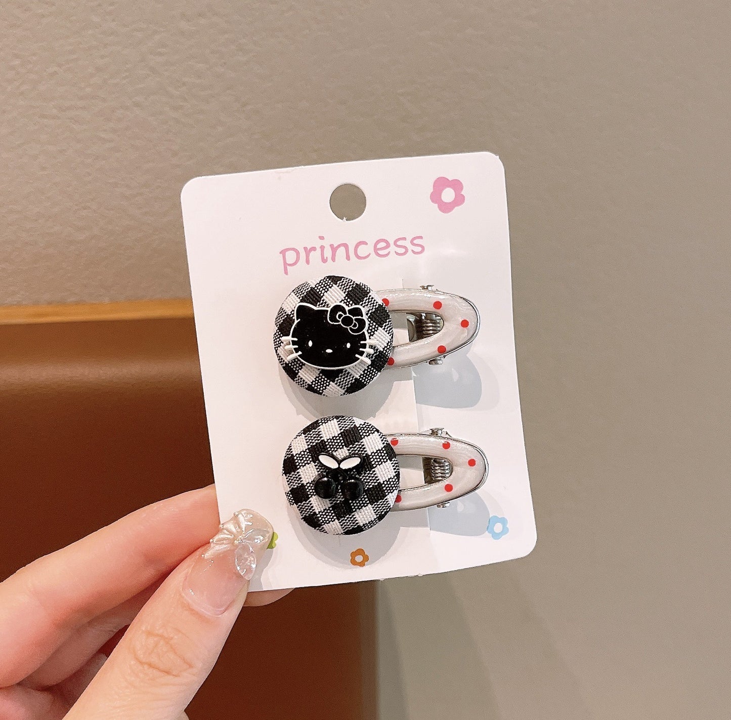 Cute kitten alloy hair clips, versatile fresh summer style, sweet and edgy bang clips, side clips, duckbill hair accessories