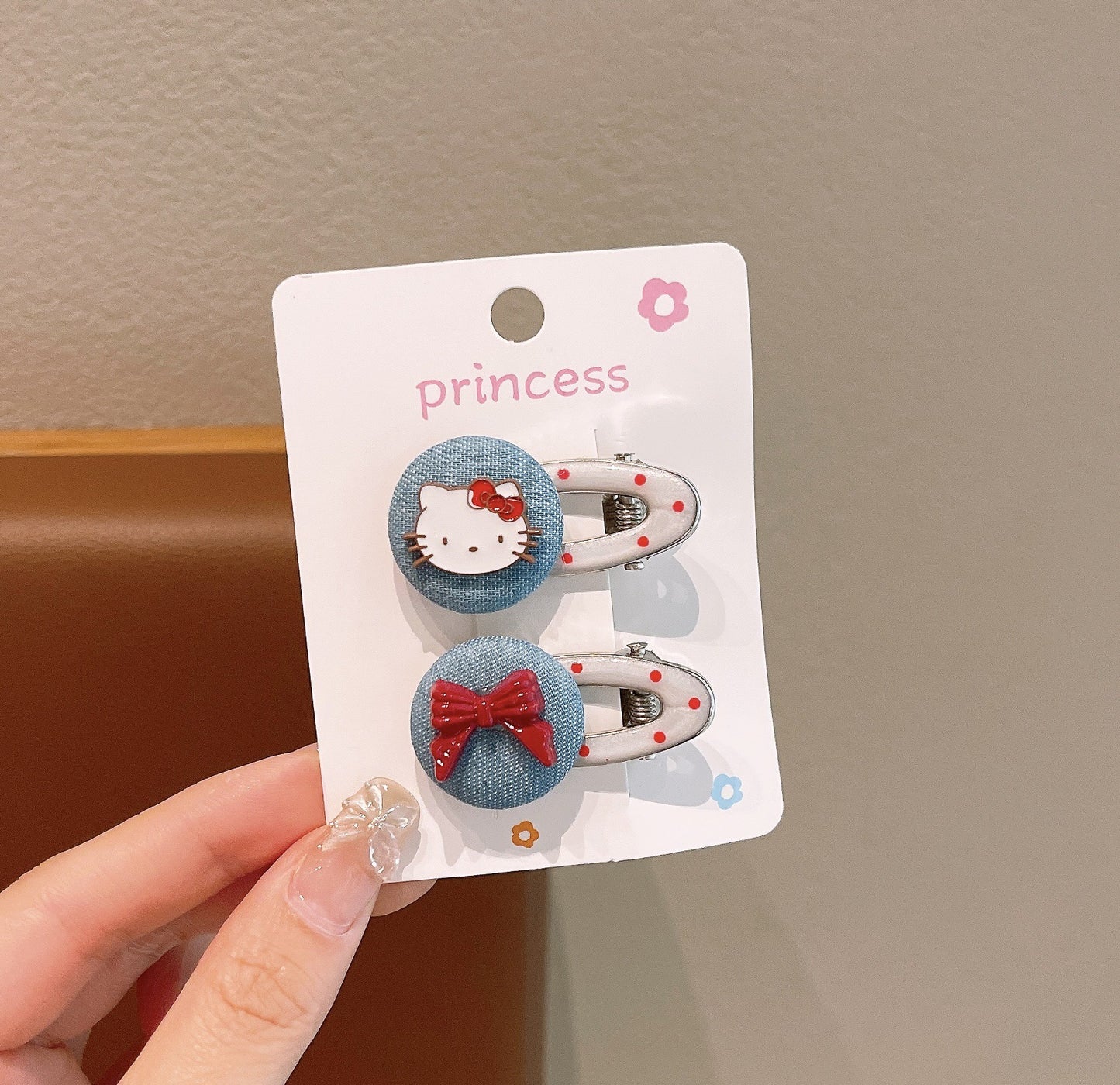 Cute kitten alloy hair clips, versatile fresh summer style, sweet and edgy bang clips, side clips, duckbill hair accessories